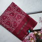 Dola Fabric saree with foil bandhni print & sequins border ##SR065
