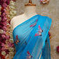 GEORGETTE FABRIC SAREE WITH MULTI SEQUENCE BUTTERFLY BUTTA WORK (WITH BLOUSE) ##SR599