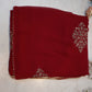 synthetic fabric saree with sequnce buta ##SR049