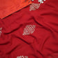 synthetic fabric saree with sequnce buta ##SR049
