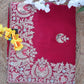 BRIDAL SAREE WITH HEAVY BORDER SEQUENCE ,EMBROIDERY AND DORI WORK (6.15 MTR CUT ) (WITH BLOUSE) ##SR0216