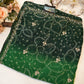 A Rajasthani Bandhani Saree Made of Georgette Fabric with Cutdana handwork ##SR025