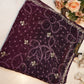 Georgette Fabric Bandhani Saree with Heavy Cutdana Handwork ##SR054