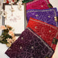 A Rajasthani Bandhani Saree Made of Georgette Fabric with Cutdana handwork ##SR025