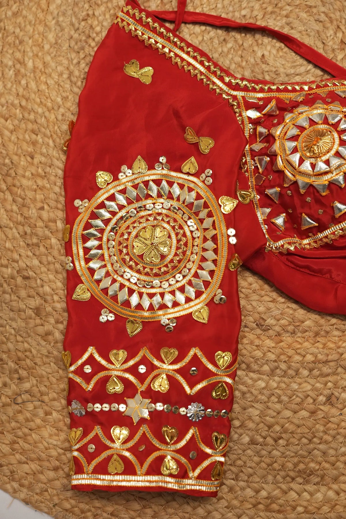 Rajasthani Kacchi Gota Patti Handwork Kriti Angi Blouse (PRE-BOOKING ITEM)
