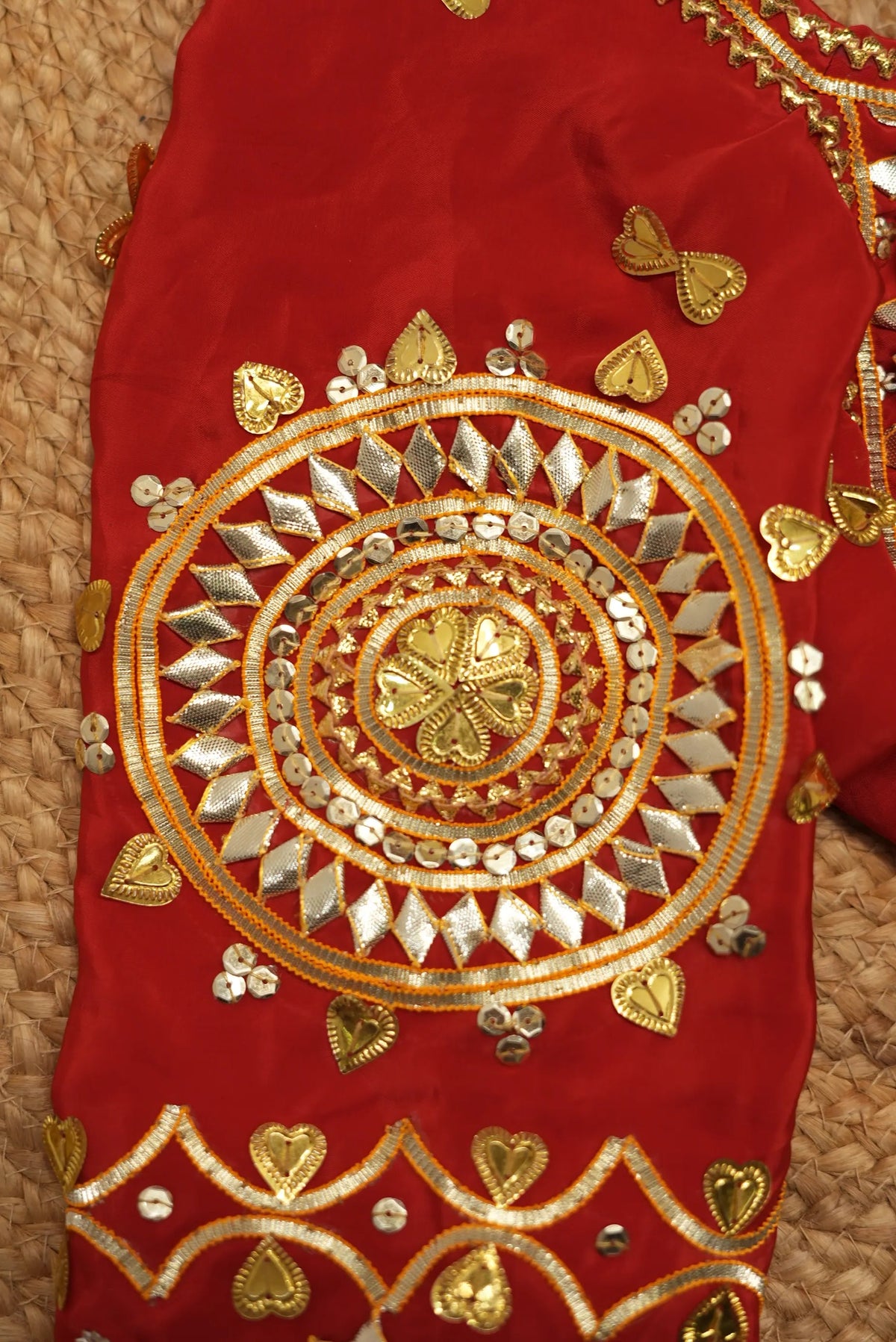 Rajasthani Kacchi Gota Patti Handwork Kriti Angi Blouse (PRE-BOOKING ITEM)