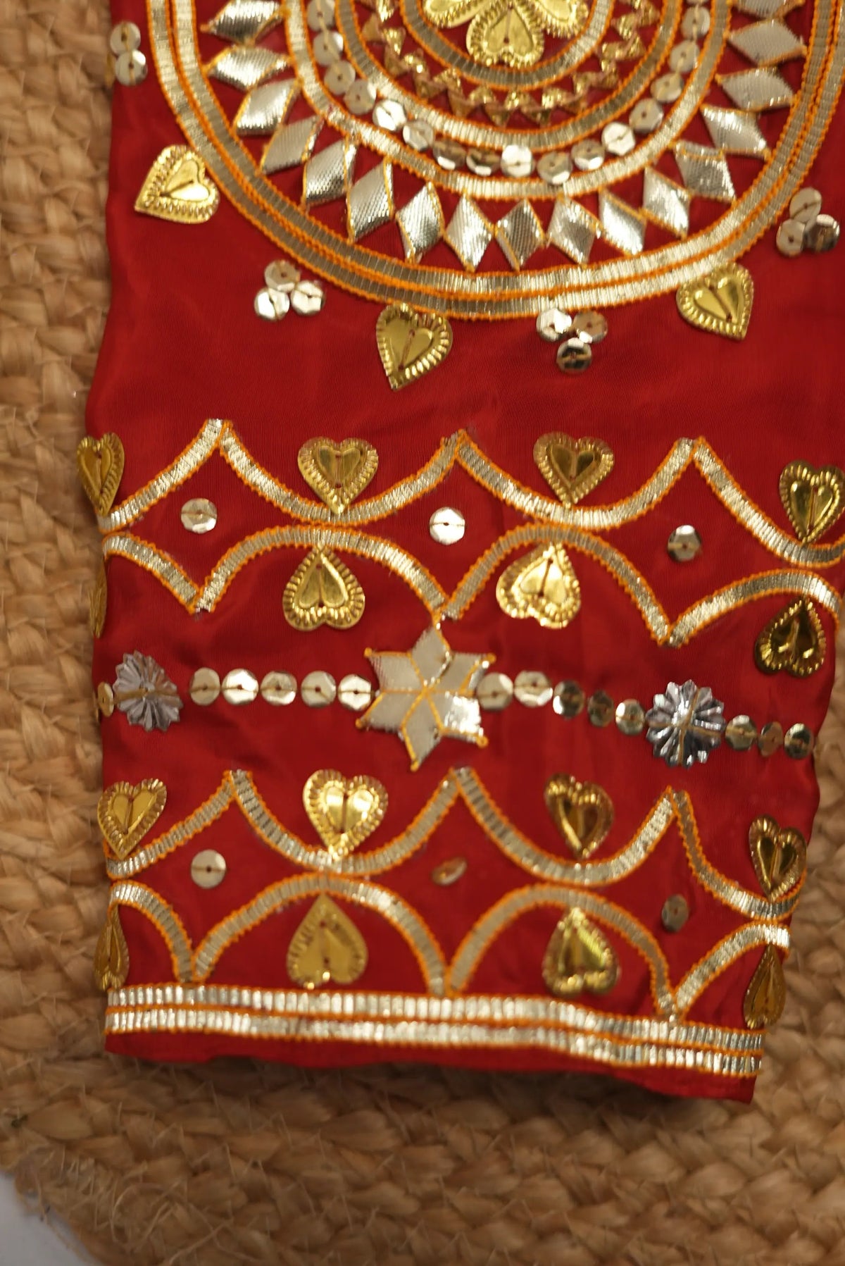 Rajasthani Kacchi Gota Patti Handwork Kriti Angi Blouse (PRE-BOOKING ITEM)