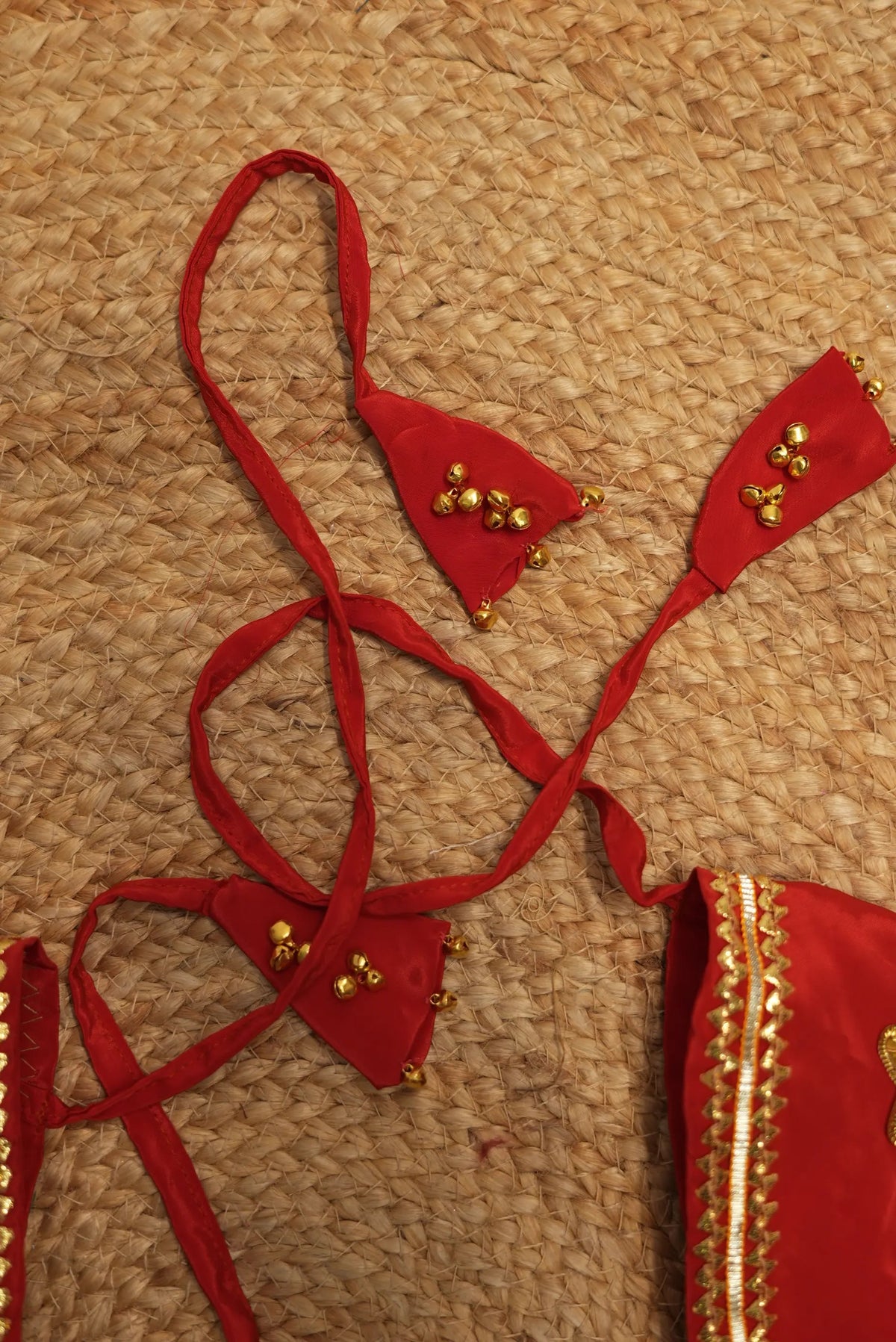 Rajasthani Kacchi Gota Patti Handwork Kriti Angi Blouse (PRE-BOOKING ITEM)