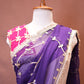 CHIFFON FABRIC SAREE WITH JAAL PATTERN AND GOTA PATTI WORK (WITH AANGI BLOUSE) ##SR628