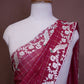PITA DORI, CUT WORK SAREE WIT ZARI LINES ON GEORGETTE FABRIC (WIT BLOUSE) ##SR600