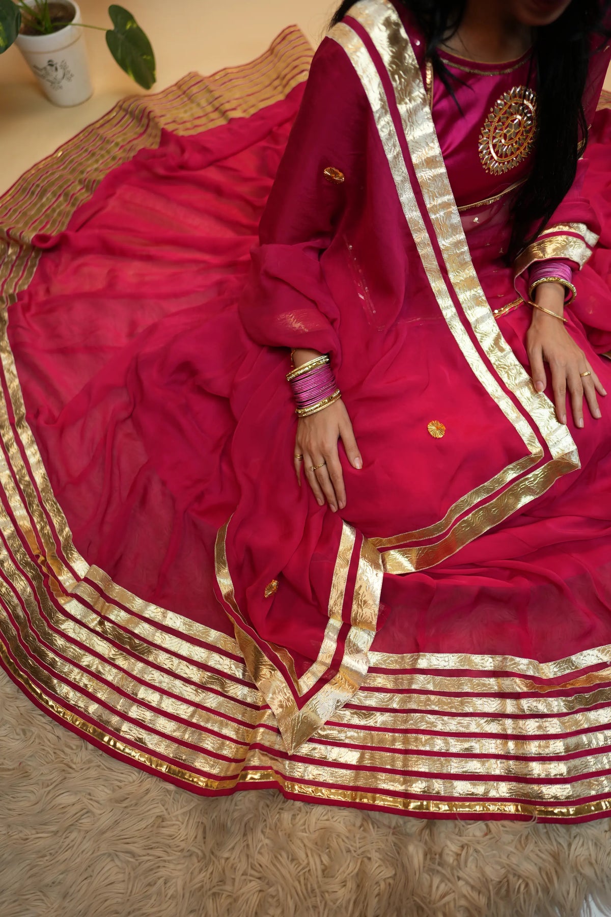 Traditional Rajputi Design Lehenga Set (Pre-Booking Item)