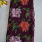 FLORAL PRINT ON NAZMIN CHIFFON FABRIC WITH CUTDANA WORK ##SR0346