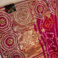 GHATCHOLA PURE GAZZI SILK FABRIC BANDHANI SAREE WITH HANDWORK (WITH BLOUSE) ##SR009