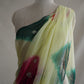 OFF WHITE COLOUR HANDWORK SAREE WITH CUTDANA WORK (WITH BLOUSE)     ##SR0329