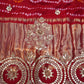 GHATCHOLA PURE GAZZI SILK FABRIC BANDHANI SAREE WITH HANDWORK (WITH BLOUSE) ##SR009
