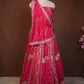 HO SILK FABRIC LEHENGA WITH WEAVING ZARI AND SEQUENCE WORK WITH HEAVY DUPATTA  ##LC052