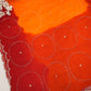 CHIFFON FABRIC FANCY PILA SAREE WITH CUTDANA WORK  ##SR023