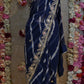 LEHERIYA SAREE WITH GOTA PATTI WORK (WITH BLOUSE) ##SR0352