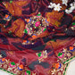 Rajasthani Hand Work Chunri – Pure Crepe in Reddish Mehroon COLOUR ##CH001