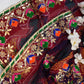 Rajasthani Hand Work Chunri – Pure Crepe in Reddish Mehroon COLOUR ##CH001