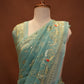 GEORGETTE FABRIC SAREE WITH JAAL PATTERN & SEQUENCE AND VINTAGE WORK (WITH BLOUSE)  ##SR624