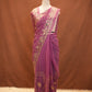 GEORGETTE FABRIC SAREE WITH JAAL PATTERN & SEQUENCE AND VINTAGE WORK (WITH BLOUSE)  ##SR624