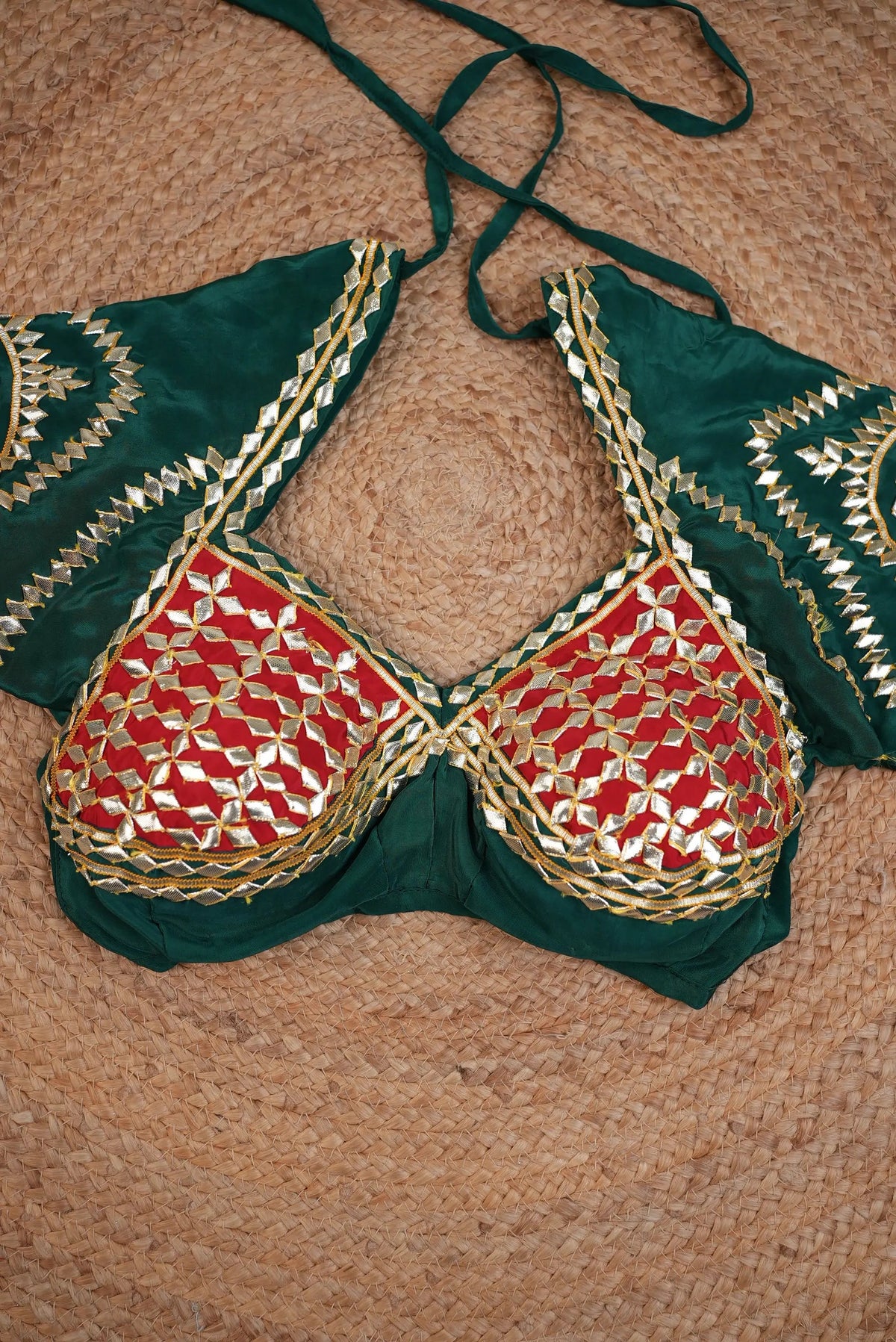 Suhani Rajasthani Aangi Blouse With Kacchi Gota Patti Handwork (PRE-BOOKING ITEM)