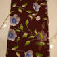 BRUSH PAINTING SAREE WITH CUTDANA HANDWORK ON GEORGETTE FABRIC (WITH BLOUSE)   ##SR0266
