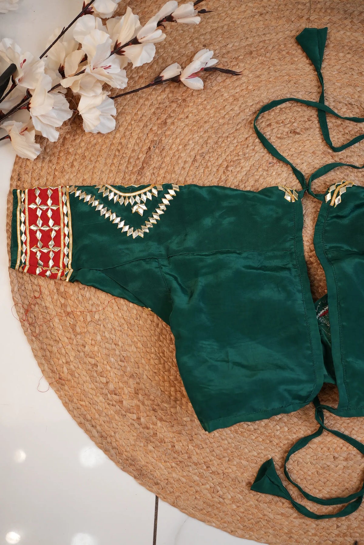 Suhani Rajasthani Aangi Blouse With Kacchi Gota Patti Handwork (PRE-BOOKING ITEM)