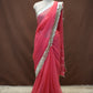 RAJASTRHANI KACHI GOTA WORK SAREE WITH TRENDING LACE (WITH BLOUSE) ##SR625
