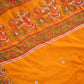 CHIFFON FABRIC SAREE WITH DANDIYA PRINT AND CUTDANA WORK (WITH BLOUSE)  ##SR0364