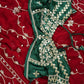 RAJPUTI SAREE WITH GOTA PATTI HANDWORK  WITH RAJASTHANI GOTA PATTI AANGI BLOUISE  ##SR400