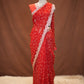 RAJASTHANI BANDHANI SAREE WITH GOTA PATTI WORK (WITH BLOUSE) ##SR626