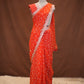 RAJASTHANI BANDHANI SAREE WITH GOTA PATTI WORK (WITH BLOUSE) ##SR626