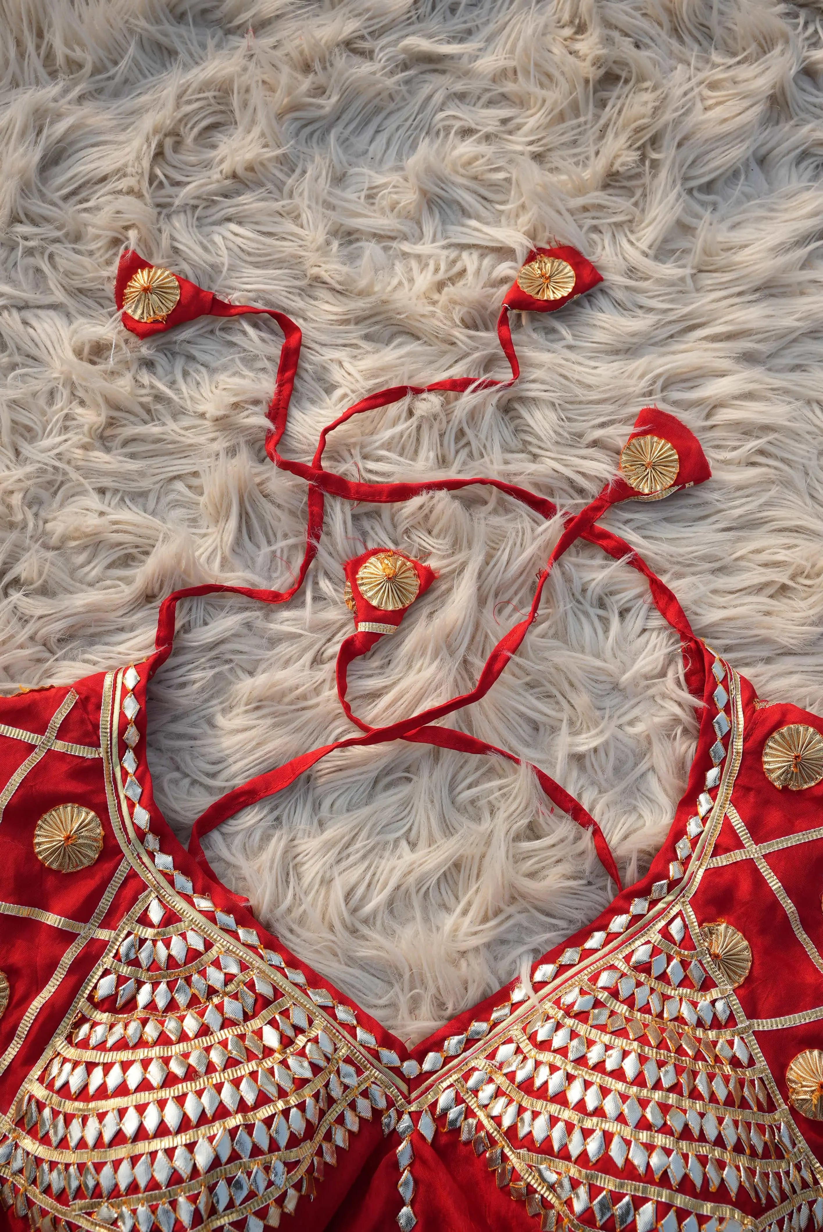 Ginni Rajasthani Angi Blouse with Kacchi Gota Patti Work (PRE-BOOKING ITEM)