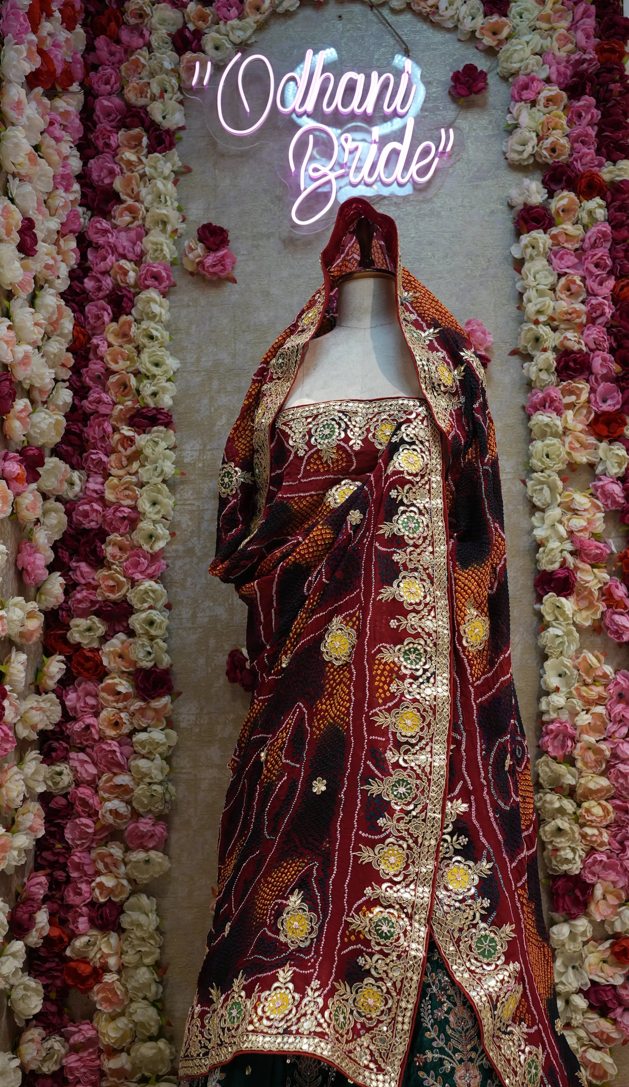 SHEKHAWATI CHUNRI WITH ZERO GOTA PATTI PATCH WORK