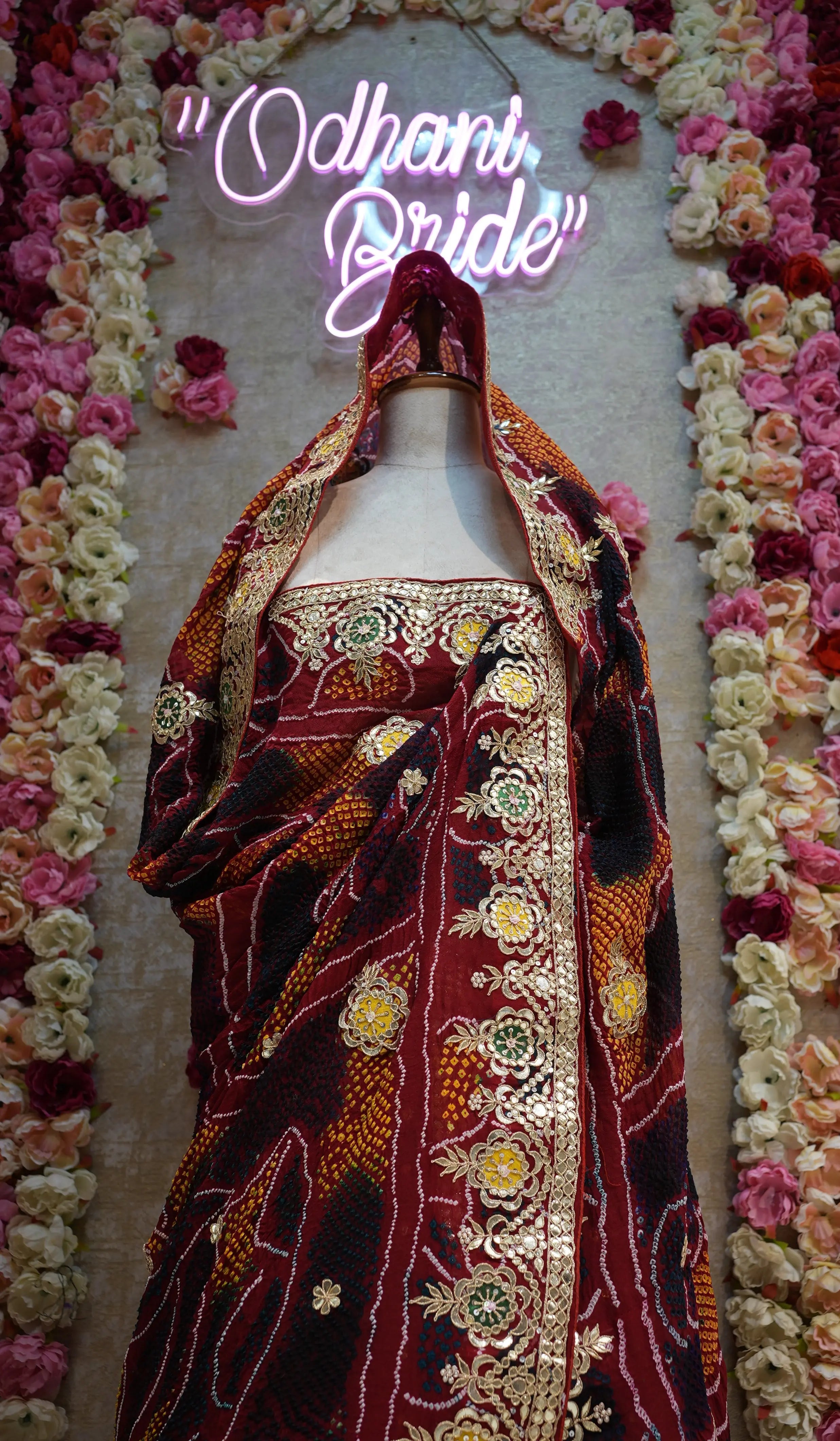 SHEKHAWATI CHUNRI WITH ZERO GOTA PATTI PATCH WORK