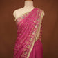 CHIFFON FABRIC DARBARI SAREE WITH AARI TARI WORK AND LASE PATTERN (WITH BLOUSE) ##SR631