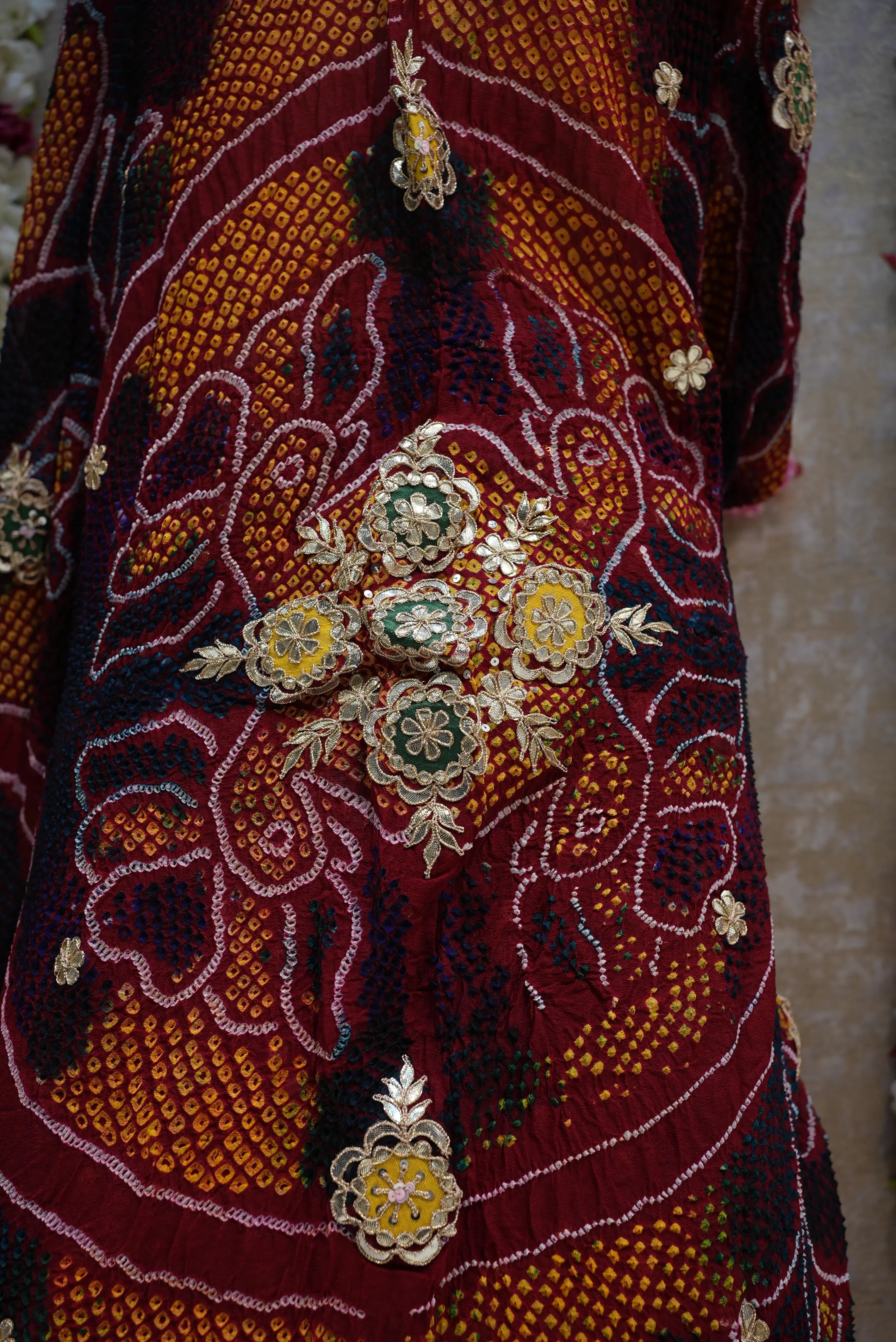 SHEKHAWATI CHUNRI WITH ZERO GOTA PATTI PATCH WORK