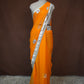 TRADITIONAL RAJASTHANI KACHI GOTA WORK SAREE WITH BUTI AND MONOTONE WORK (WITH BLOUSE) ##SR625