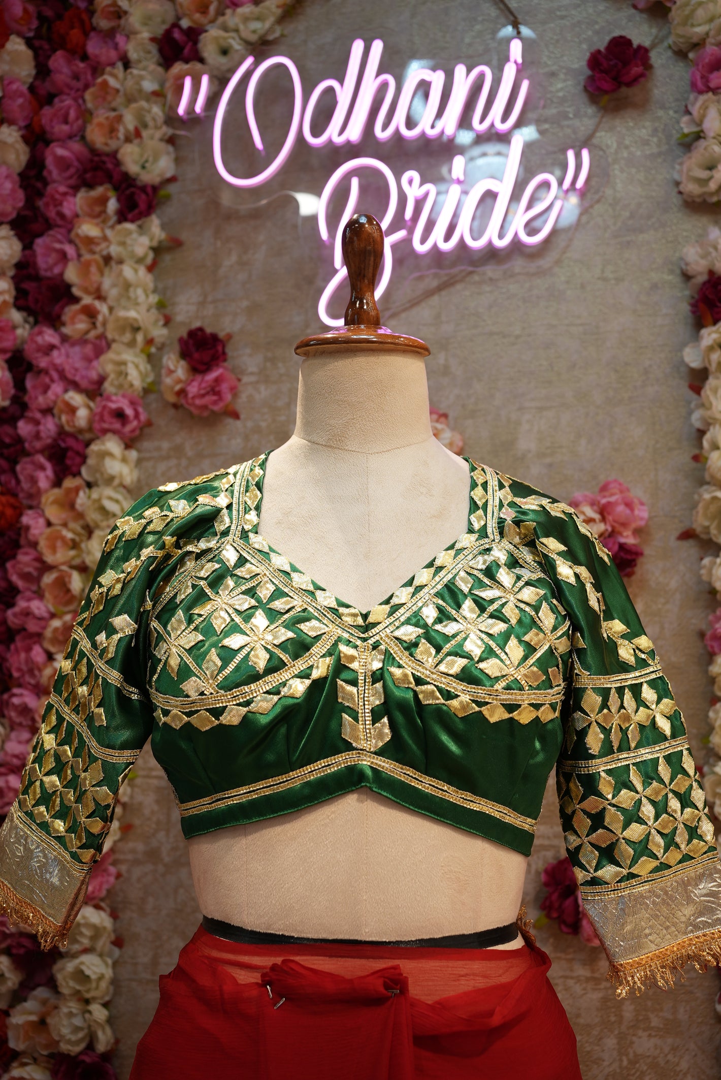 RAJSTHANI ANGI BLOUSE WITH GOTA PATTI WORK ## HB047