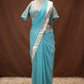 GOTA PATTI WORK RAJASTHANI ANGI BLOUSE WITH CHIFFON FABRIC SAREE ##SR655