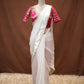 GOTA PATTI WORK RAJASTHANI ANGI BLOUSE WITH CHIFFON FABRIC SAREE ##SR655