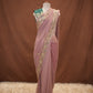 GEORGETTE FABRIC SAREE WITH AARI TARI & CUTDANA AND RESHAM WORK (WITH BLOUSE)  ##SR632
