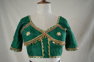 ANGI BLOUSE DESIGN BLOUSE WITH GOTA PATTI HANDWORK ##HB051