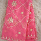 RAJASTHANI VINTAGE GOTAPATTI WORK SAREE WITH JAAL PATTERN (WITH BLOUSE)   ##SR0197
