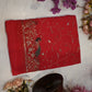 Moss Georgette Fabric with Aari Tari Work – 5.5 Meter Cut (Without Blouse) ##SR003