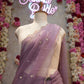 LIGHTWEIGHT PATTERN CHIFFON SAREE WITH HANDWORK & BUTI WORK (WITH BLOUSE) ##SR401