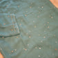 LIGHTWEIGHT PATTERN CHIFFON SAREE WITH HANDWORK & BUTI WORK (WITH BLOUSE) ##SR401