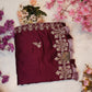 Dola Silk Saree with Sequence and Dori Work ##SR011
